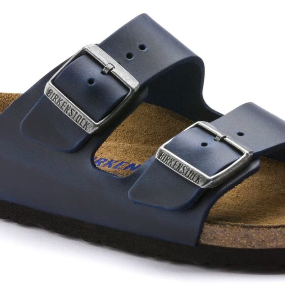 Birkenstock  Arizona Soft Footbed Sandal Blue Sz 42- M (9), W (11-11.5)